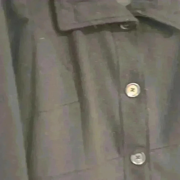 New Look Black Wool blend Coat sz Xl - Picture 7 of 7